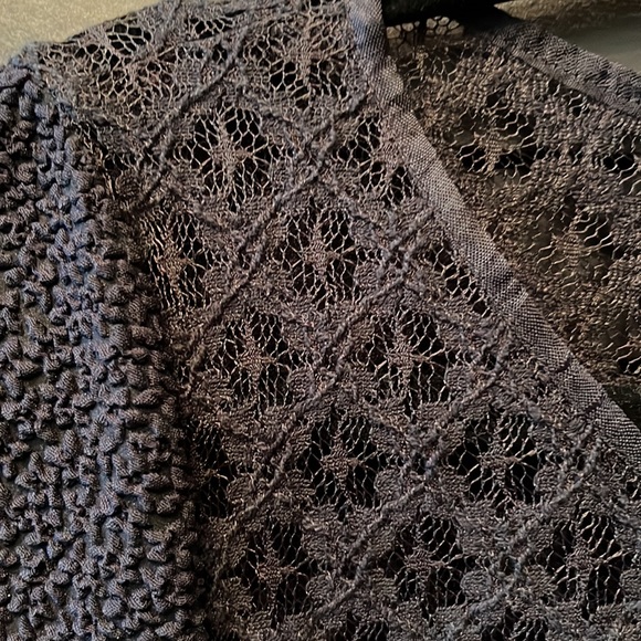 Vintage Nina Ricci Textured 100% Silk LBD - EU40/US10 - Picture 4 of 11